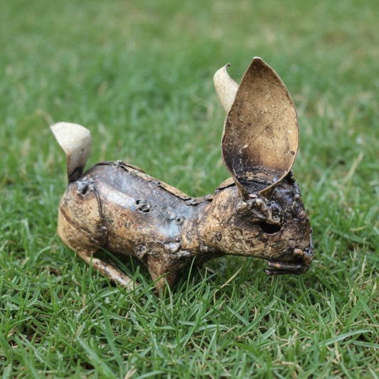 Scrap Metal Garden Bunny